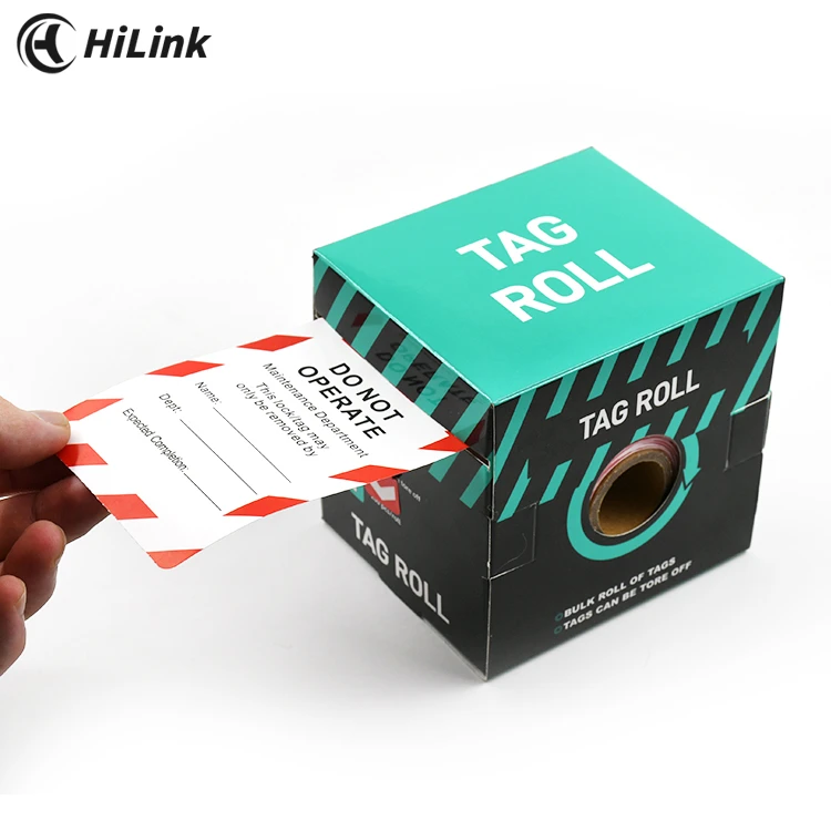 Safety Lockout Tag Roll